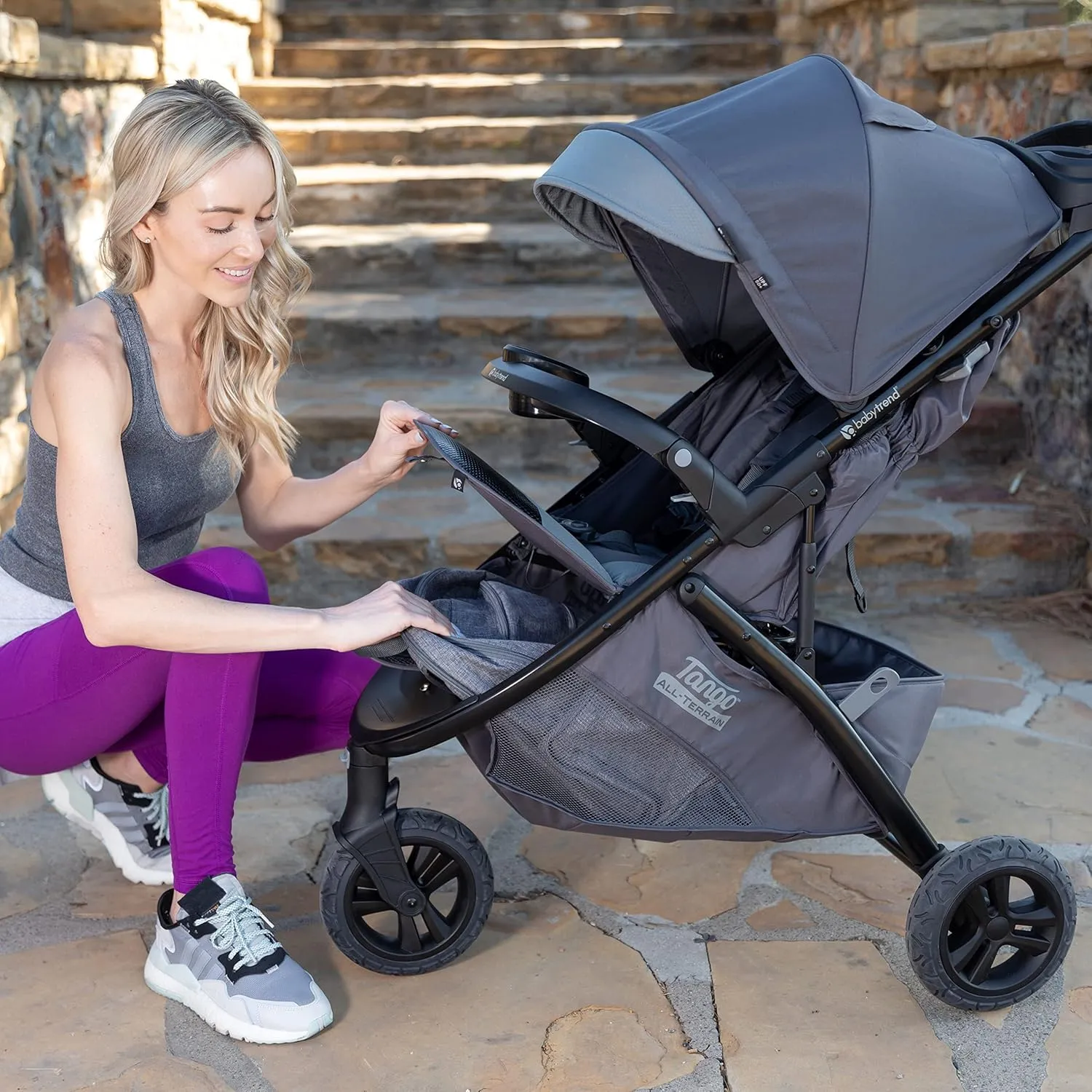 Baby Trend Tango™ 3 All-Terrain Stroller Travel System with Ally™ Infant Car Seat, Ultra Grey
