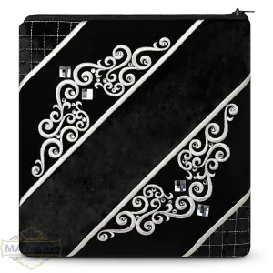 Bag #918 Black Velvet & Silver Emb