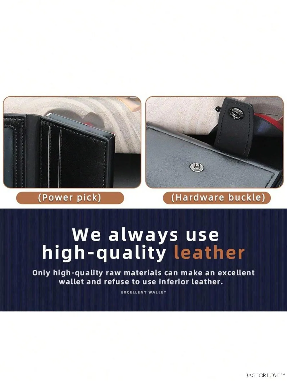 BagForLove - Compact Multi-Function Card Case with Cash Compartment