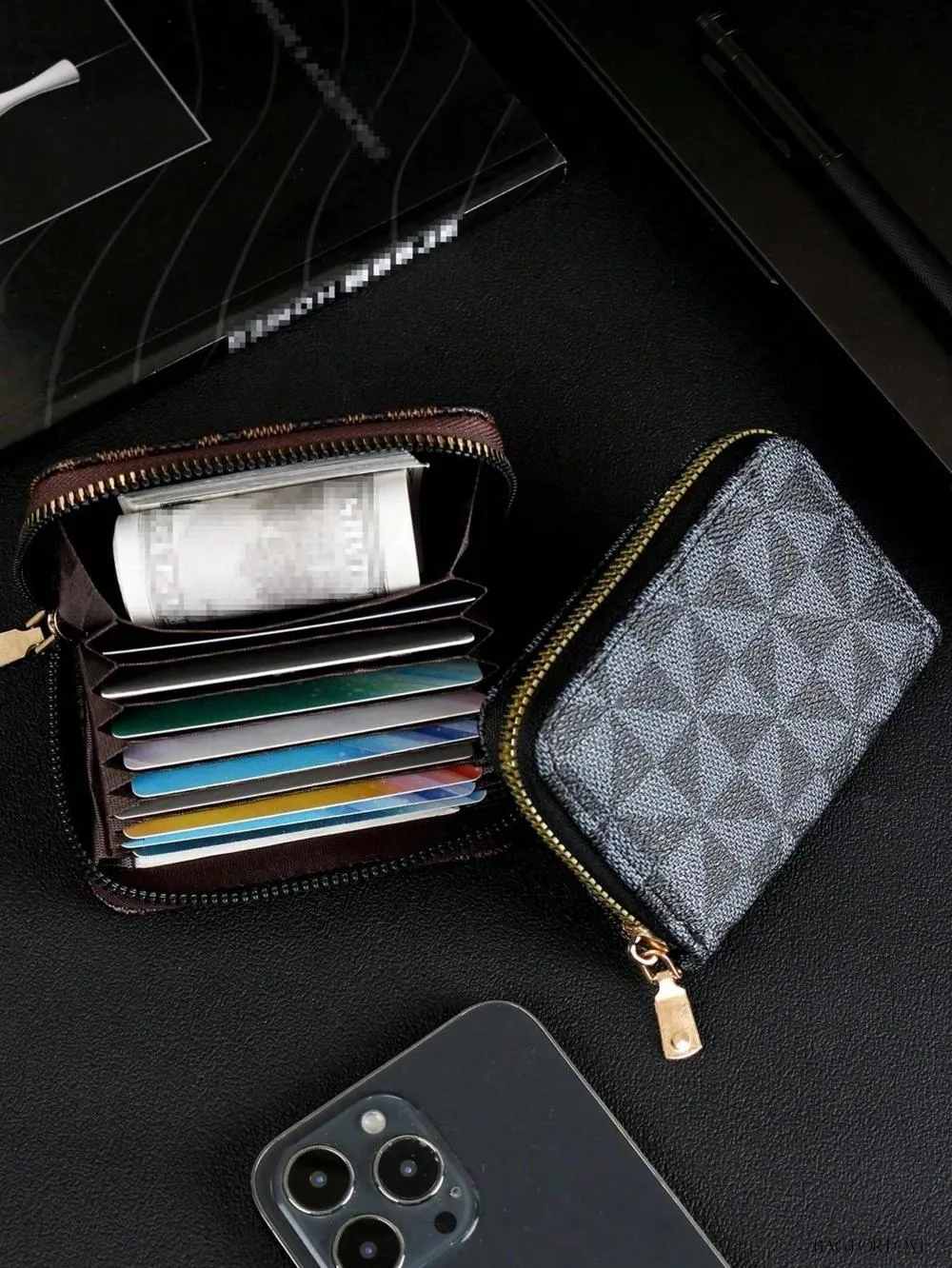 BagForLove - Compact Multi-Function Card Case with Cash Compartment