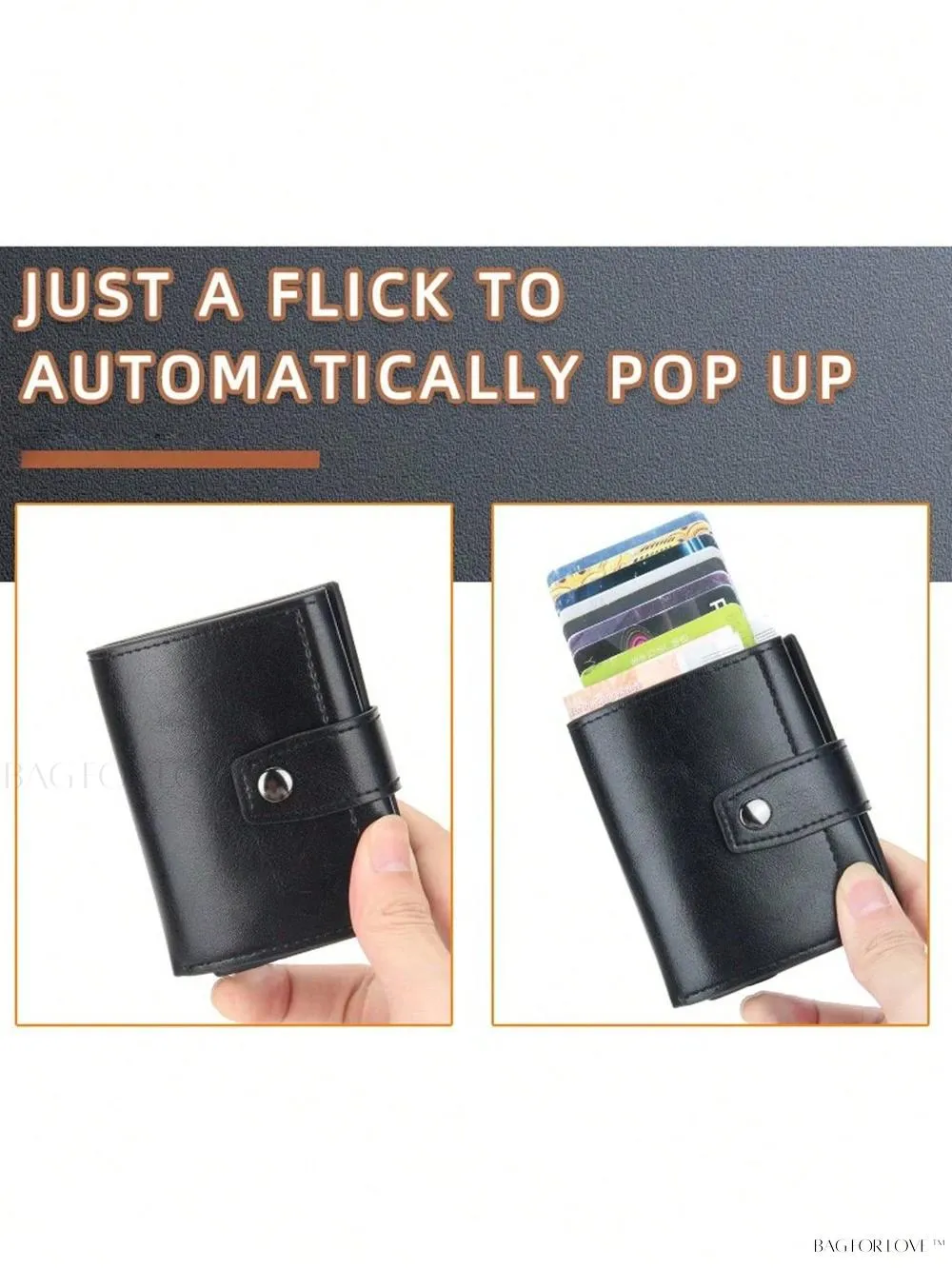 BagForLove - Compact Multi-Function Card Case with Cash Compartment