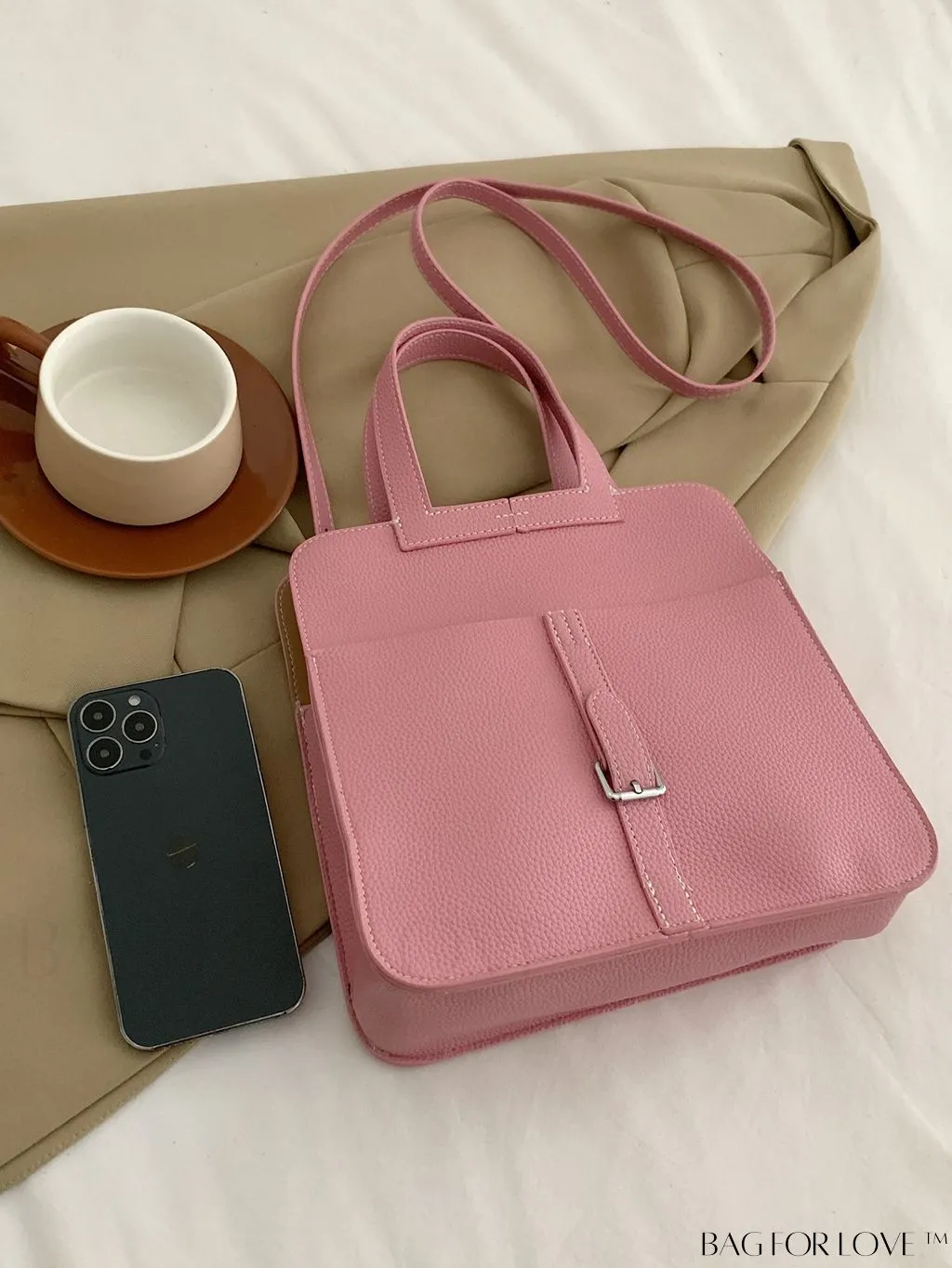 BagForLove - Stylish Handbag with Customizable Shoulder Strap - Contemporary Fashion Accessory