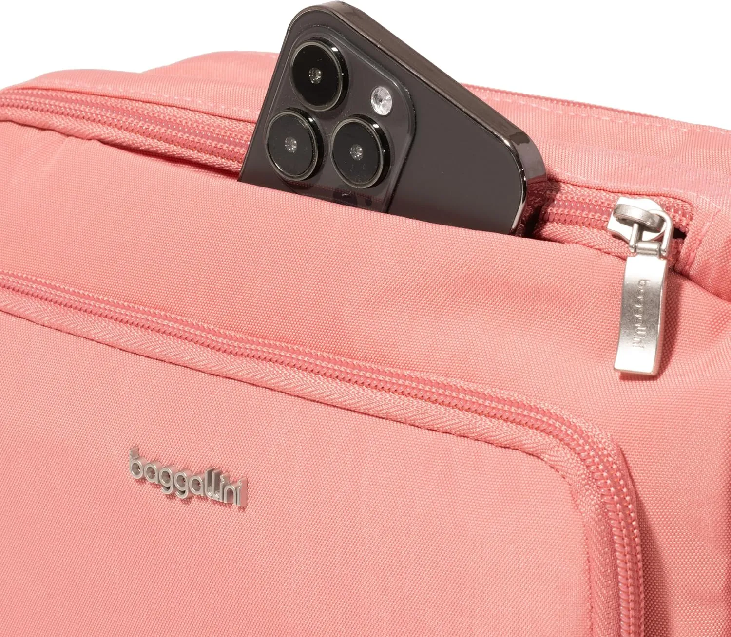 Baggallini Modern Camera 7"x9" Crossbody Bag W/Built-in Wallet, Compartments & RFID Slots