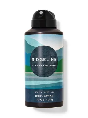 Bath and Body Ridge line Men's Collection Body Spray - 3.7 fl oz