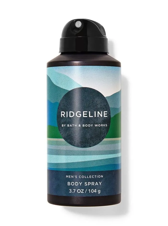 Bath and Body Ridge line Men's Collection Body Spray - 3.7 fl oz