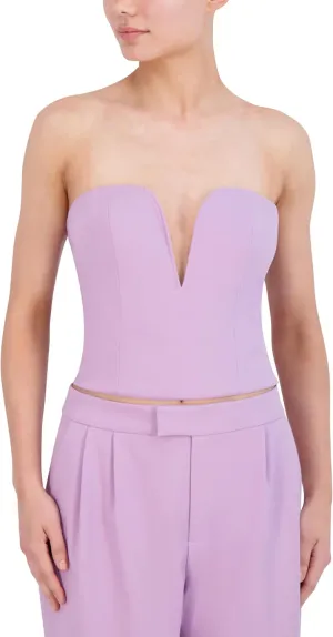 BCBGMAXAZRIA Women's Sweetheart Neck Strapless Corset Top