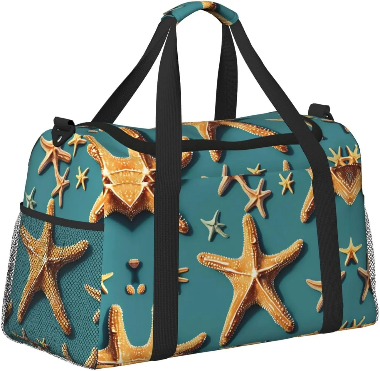 Beach Starfish Travel Bag, Weekender Bags For Women Men For Outdoor Adventures, Ideal For Camping And Hiking