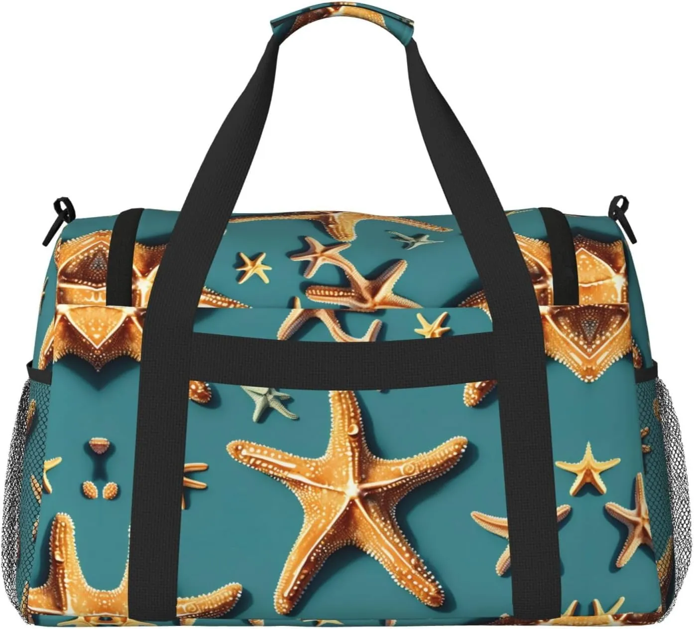 Beach Starfish Travel Bag, Weekender Bags For Women Men For Outdoor Adventures, Ideal For Camping And Hiking