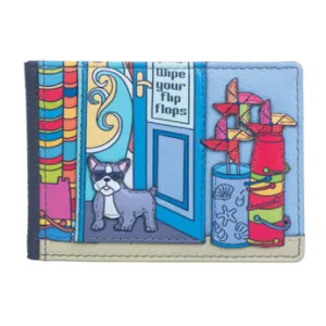 Beau's Beach Shop Travel ID/Card Holder with RFID