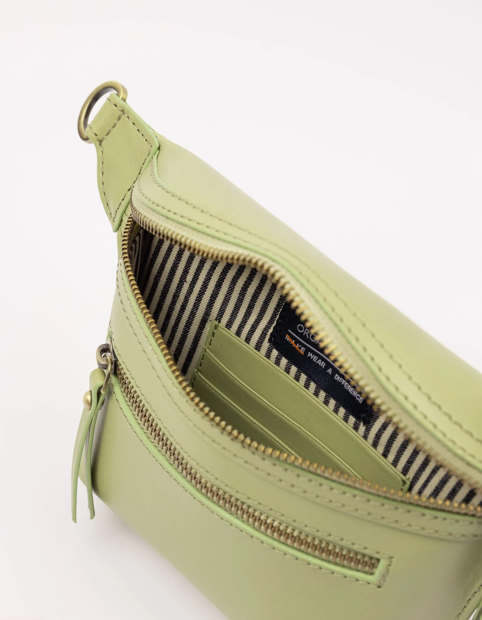 Beck's Bum Bag - Tea Green Classic Leather