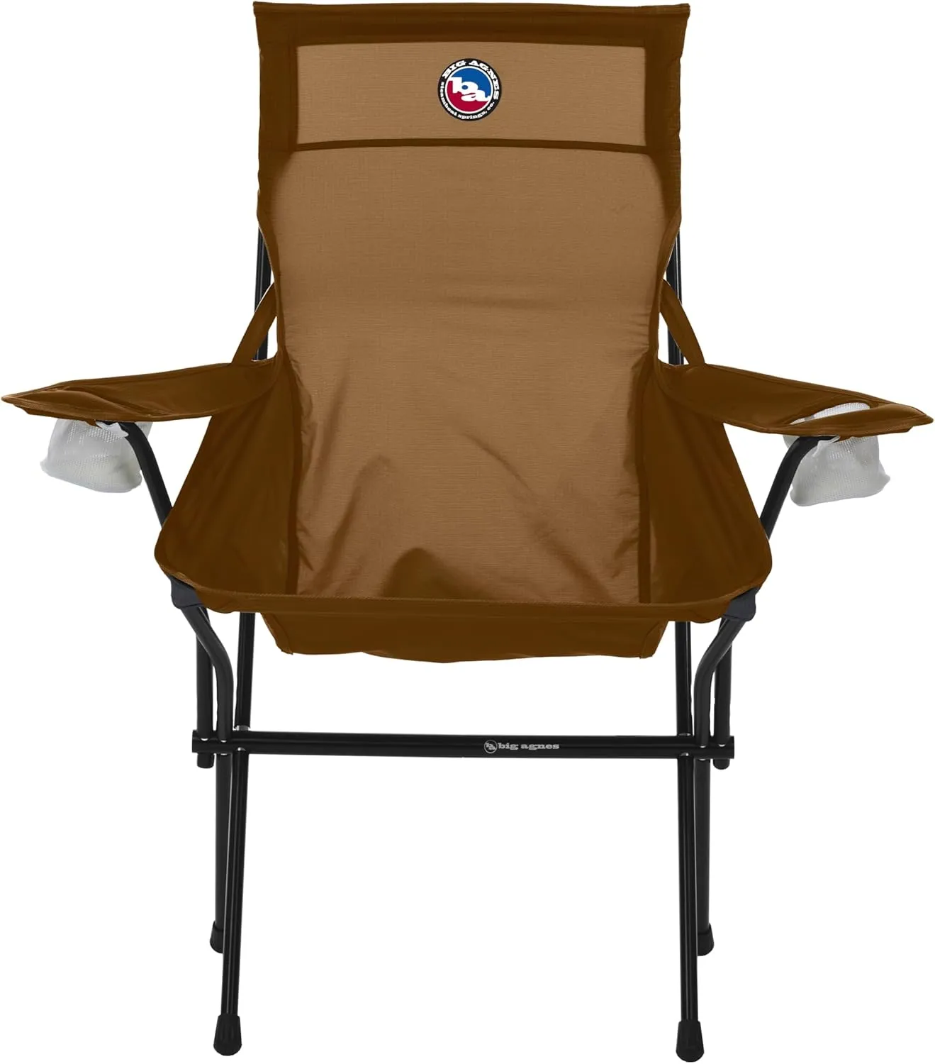 Big Agnes Big Six Armchair - Deluxe Comfort with Built-in Cup Holders | Tall Back, Wide Seat | Packable & Quick Setup | Lightweight Backpacking & Camping Chair