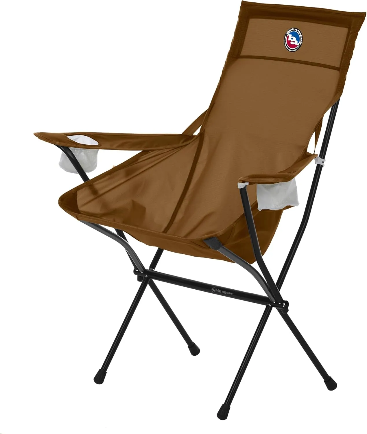Big Agnes Big Six Armchair - Deluxe Comfort with Built-in Cup Holders | Tall Back, Wide Seat | Packable & Quick Setup | Lightweight Backpacking & Camping Chair