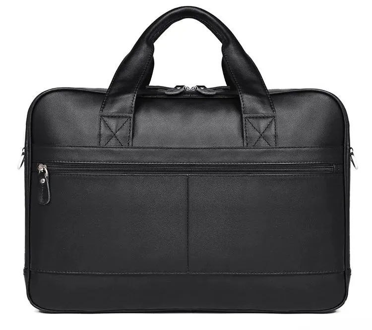 Big Briefcase Doctors Bag Business Office Bag Genuine Real Leather Laptop Briefcase