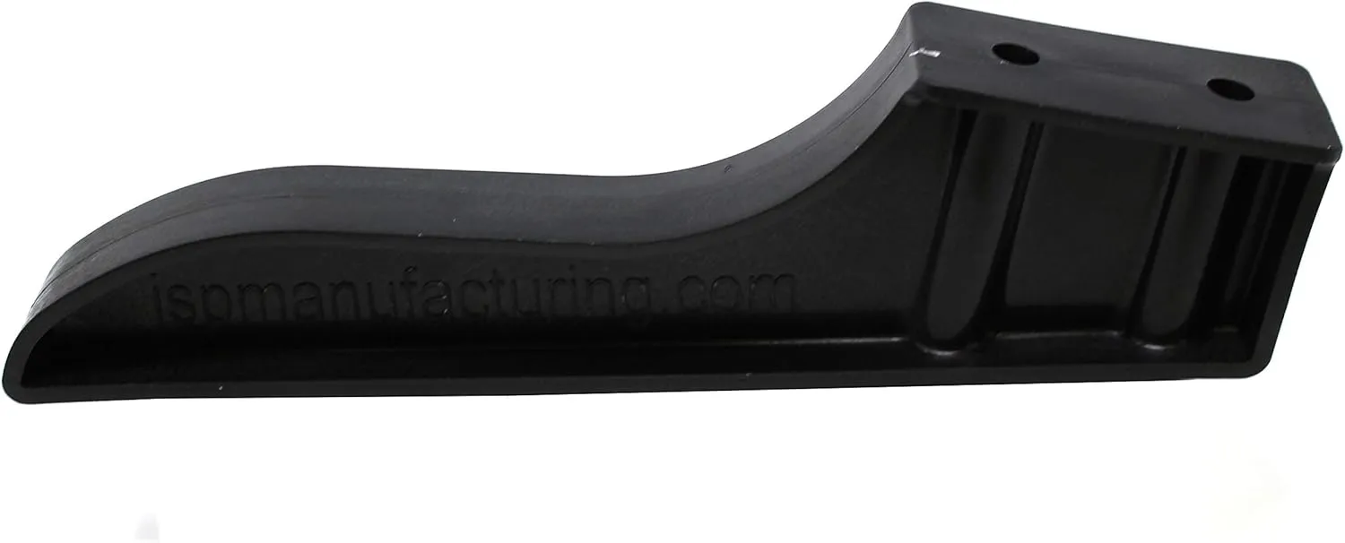 Black or White Dock Piling Line Holder Hook - Store Your Dock Lines/Ropes (2, Black)