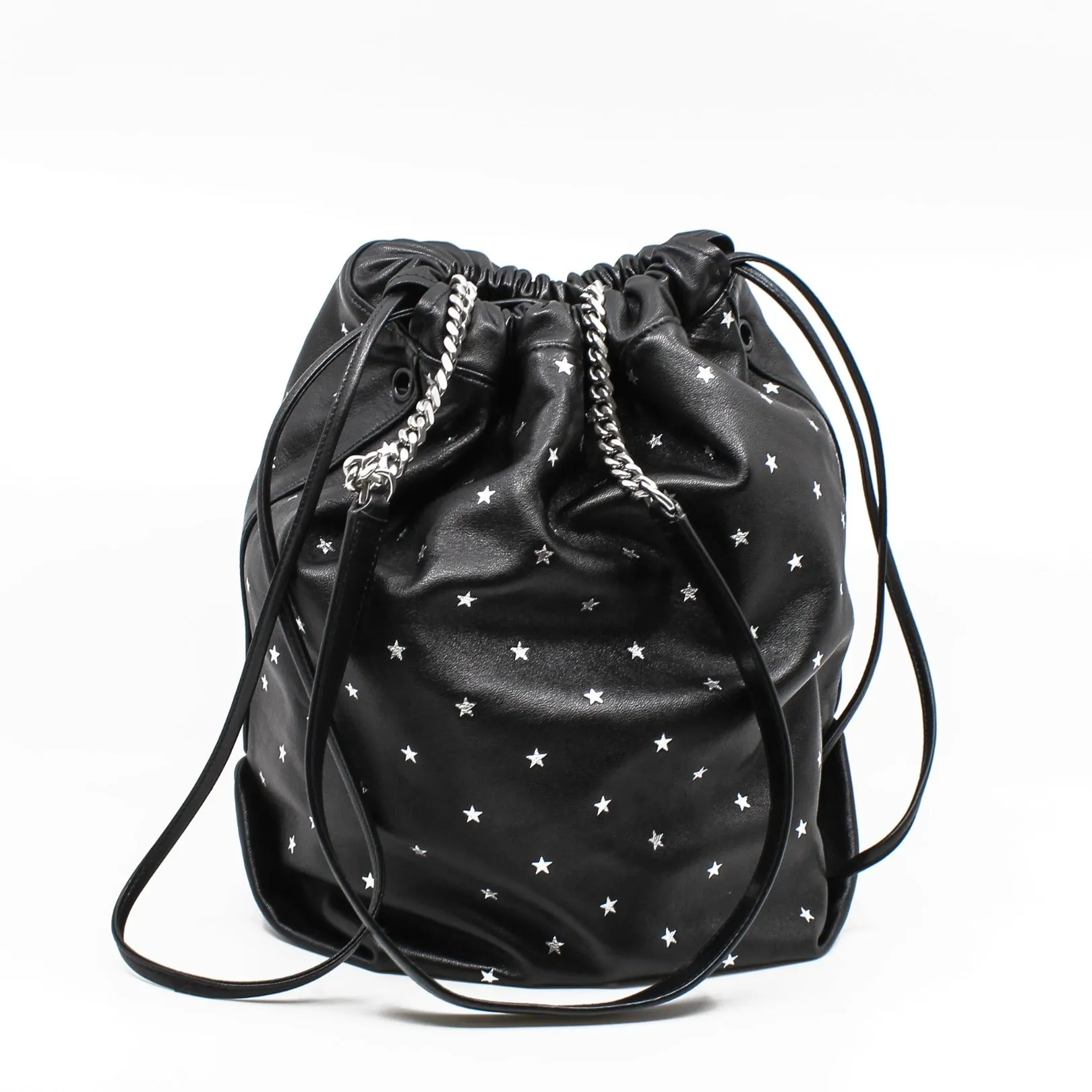 black tote with silver stars phw