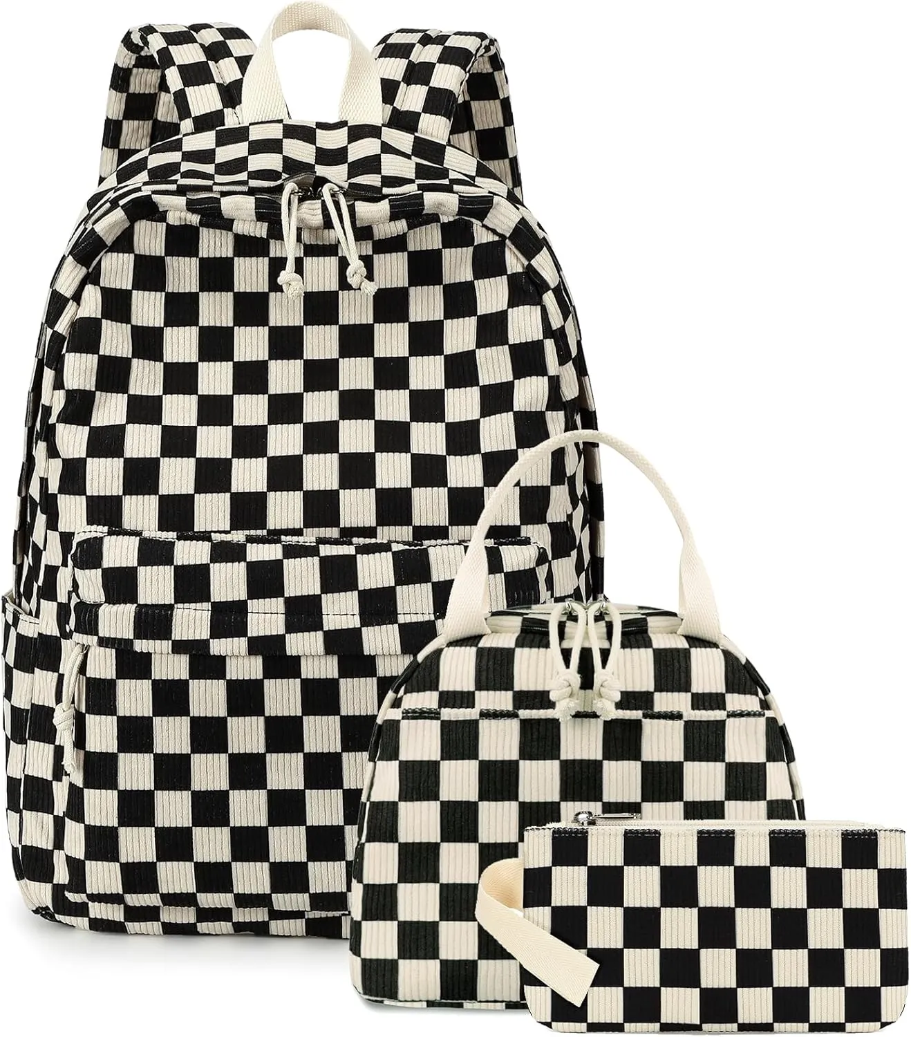 Bluboon School Backpack Teens Girls Boys Kids School Book Bags with Lunch Box Pencil Bag