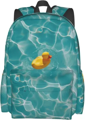 Blue Seawater Backpack Bookbag Waterproof Backpacks for Women Men Travel Backpack Laptop Backpacks Daypack Shoulder Bag