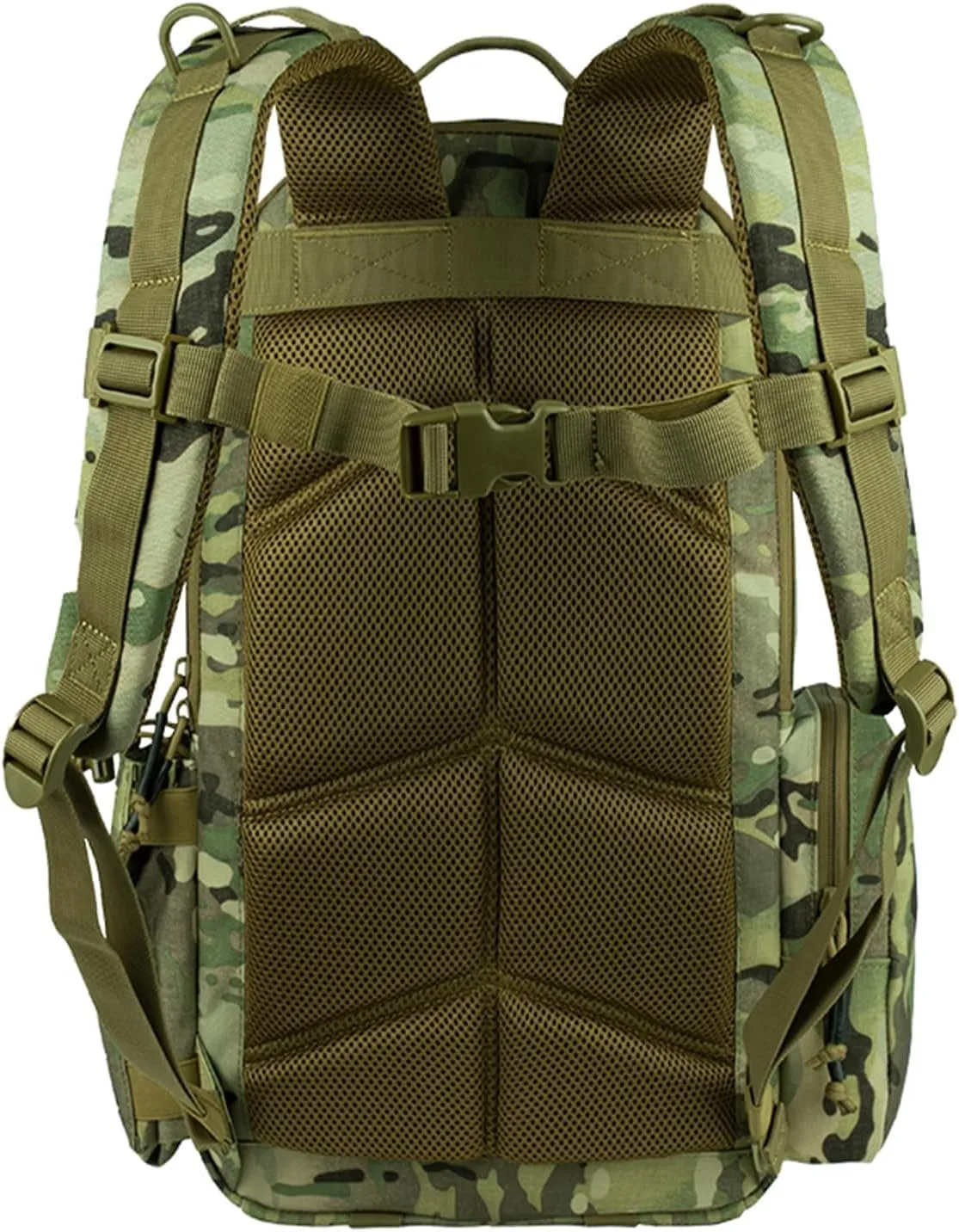 BOMTURN 50L Tactical Backpack Military Men: Molle Large Tactical Backpack Army 3 Day Bug Out Bag Rucksack with Bottle Holders