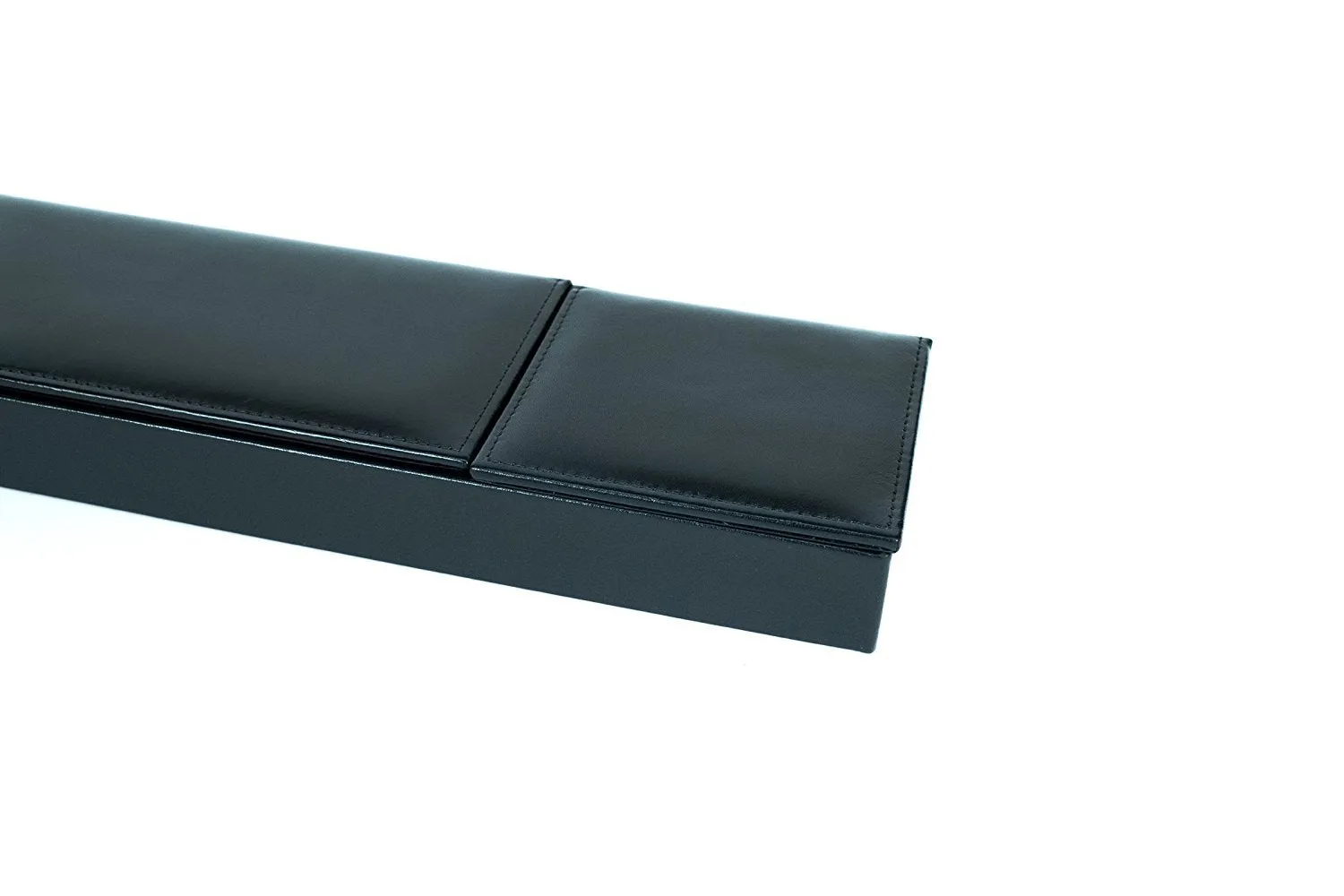 Bosca 3 Compartment Desk Organizer Old Leather