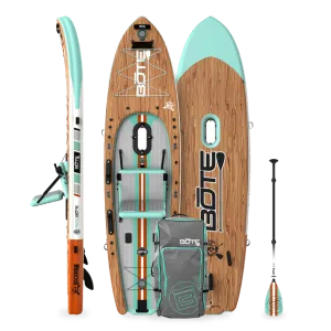 BOTE Rackham Aero 12'4" Classic Mangrove Inflatable Paddle Board