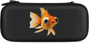 Bubble Eye Fish Compatible with Switch Carrying Case Hard Travel Game Bag Pouch with 15 Games Accessories