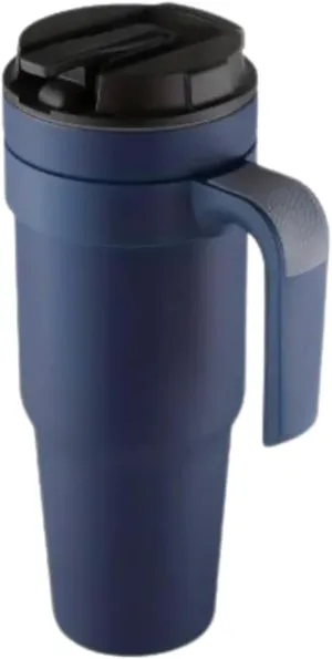 Cafeteria Coffee Mug with Handle for Hot and Cold Drinks, Travel Mug (auter space blue), 40 OZ, FC094