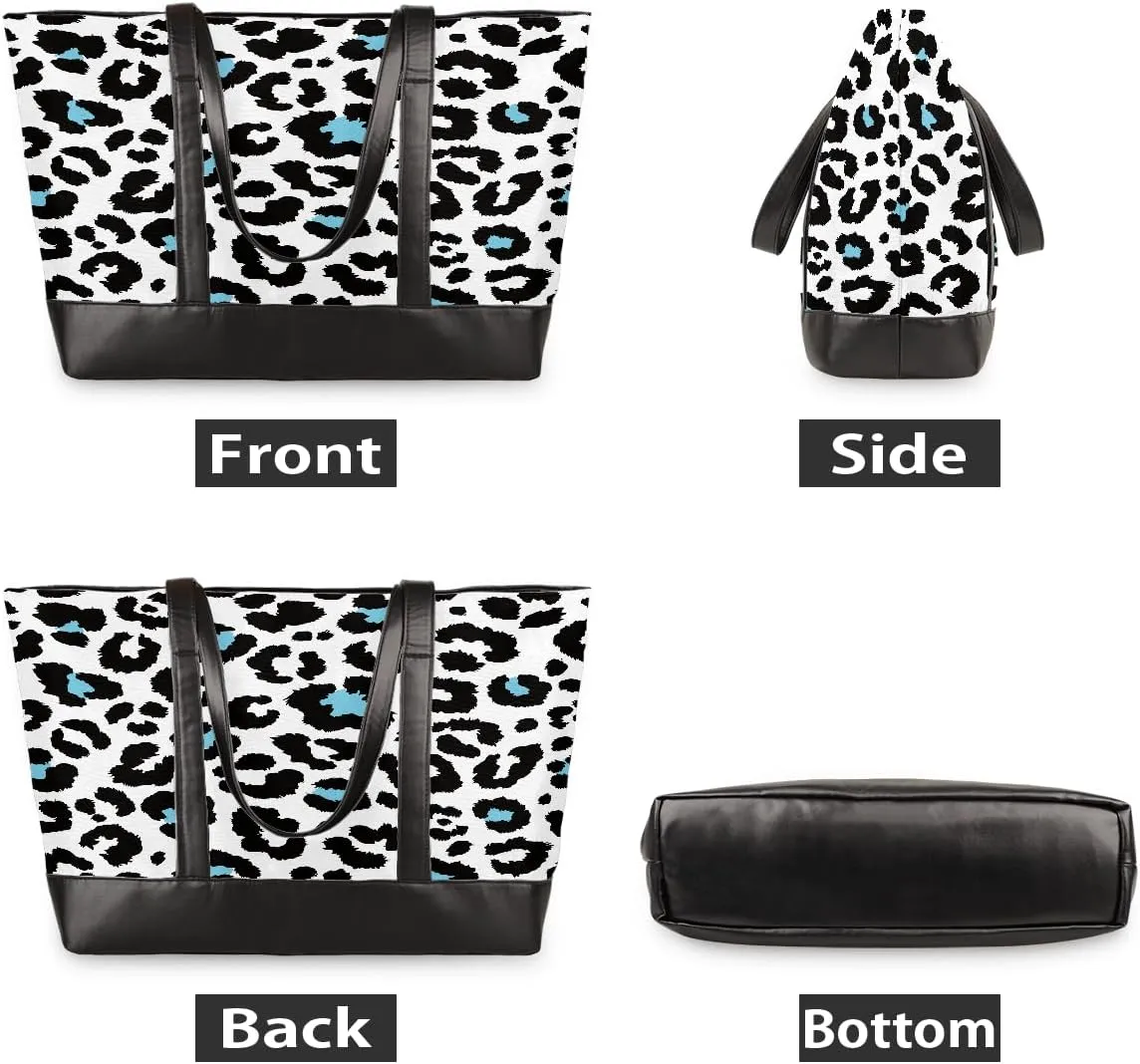 Canvas Laptop Tote Bag for Women Bee Honey Animal Cute 15.6 Inch Large Capacity Computer Bag