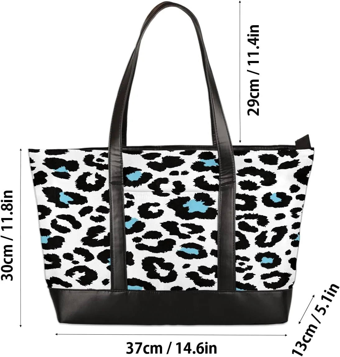 Canvas Laptop Tote Bag for Women Bee Honey Animal Cute 15.6 Inch Large Capacity Computer Bag