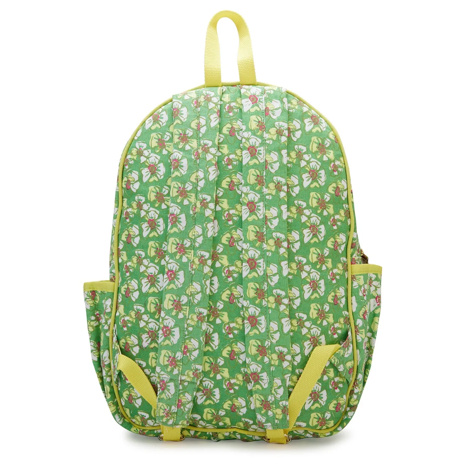Caprese Blossom Large Light Green Laptop Backpack