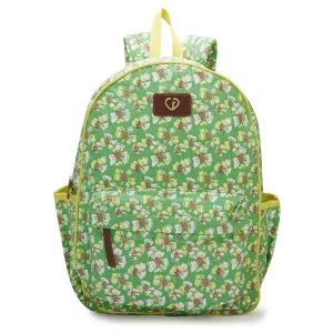 Caprese Blossom Large Light Green Laptop Backpack
