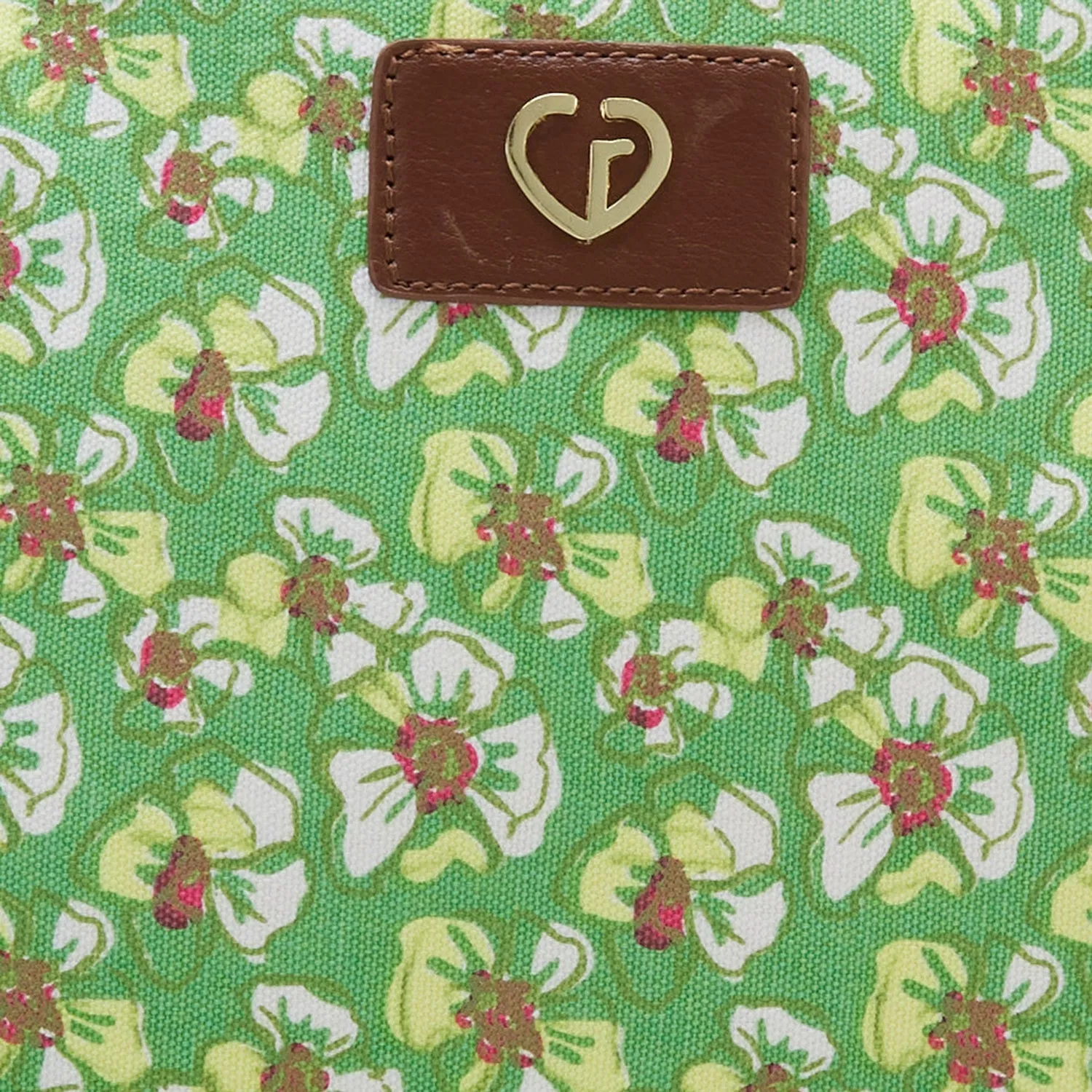 Caprese Blossom Large Light Green Laptop Backpack