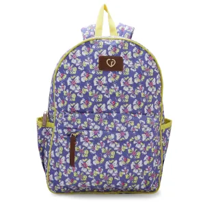 Caprese Blossom Large Purple Laptop Backpack