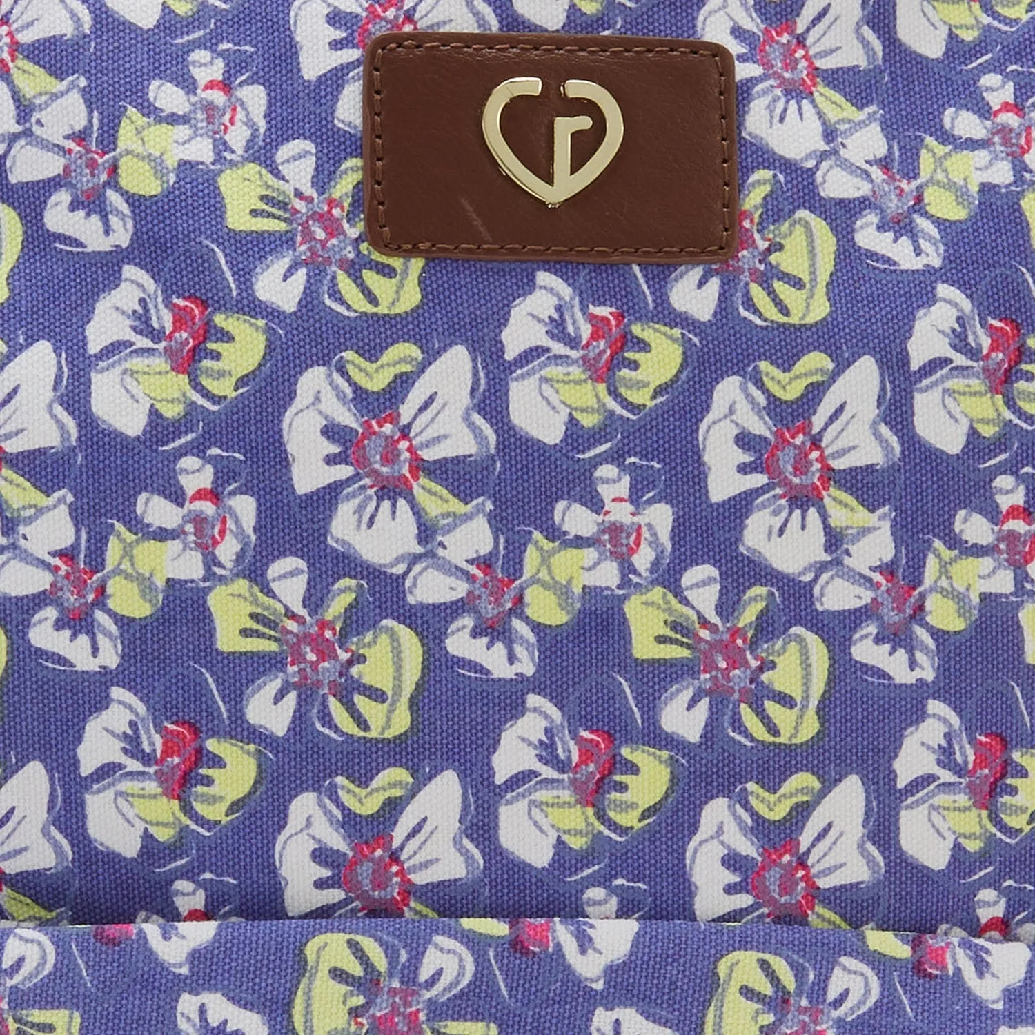 Caprese Blossom Large Purple Laptop Backpack