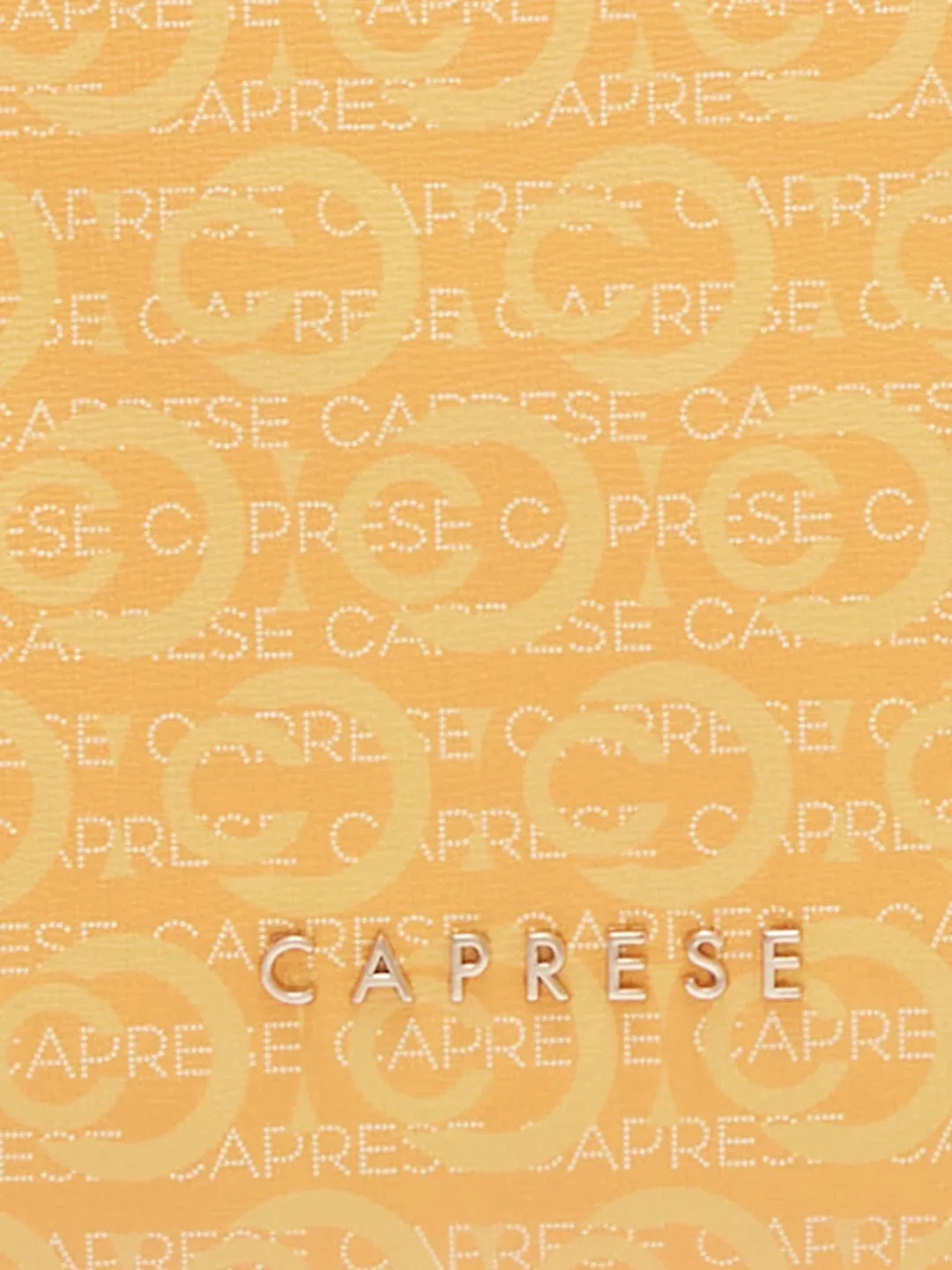 Caprese Cleo Large Yellow Laptop Backpack
