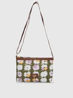 Caprese Enora Large Black Sling Bag