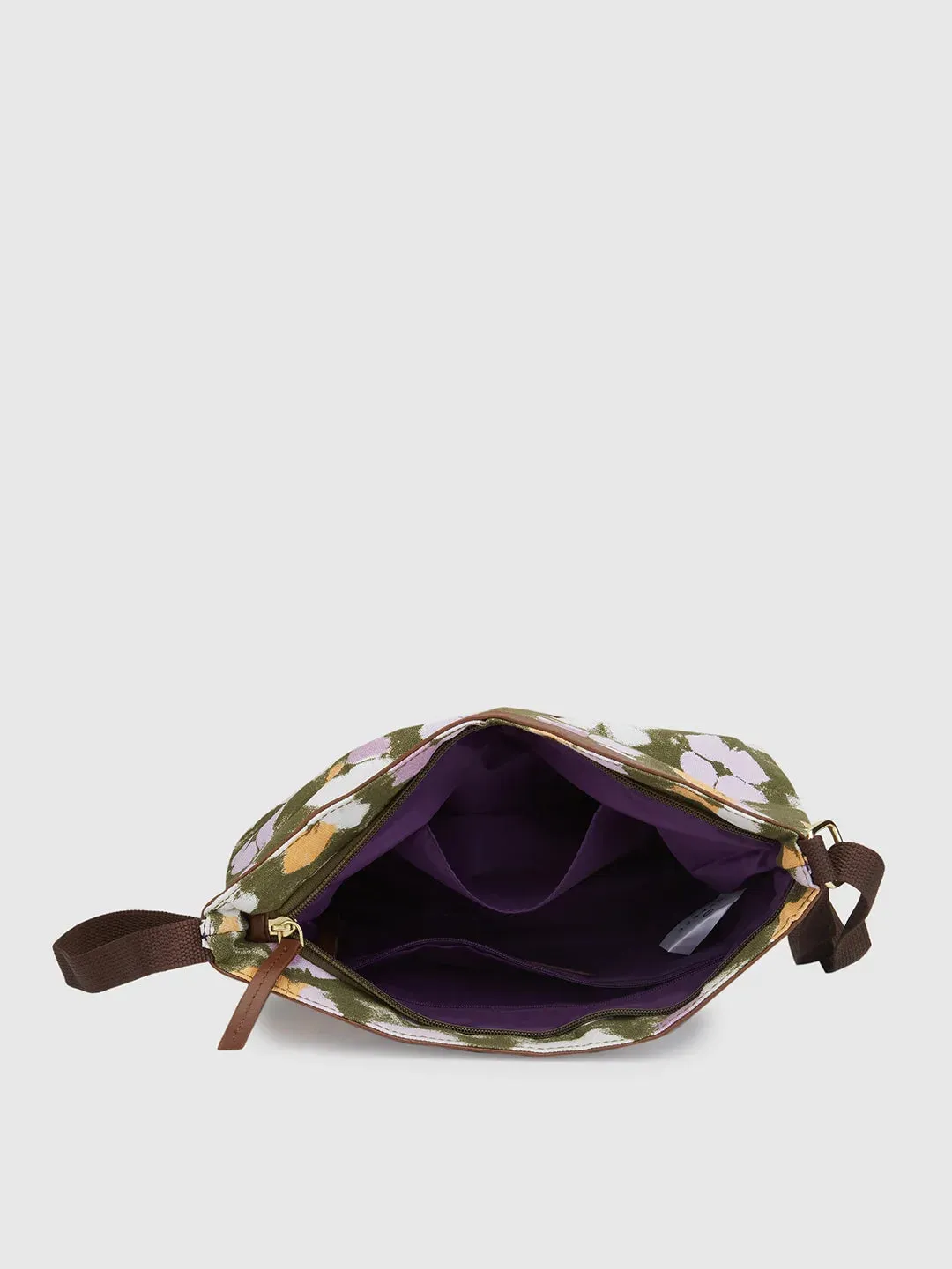 Caprese Enora Large Black Sling Bag
