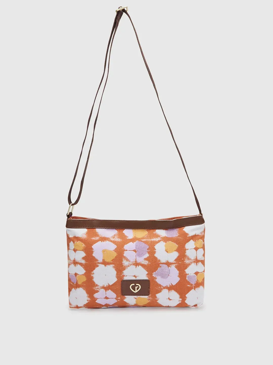 Caprese Enora Large Black Sling Bag