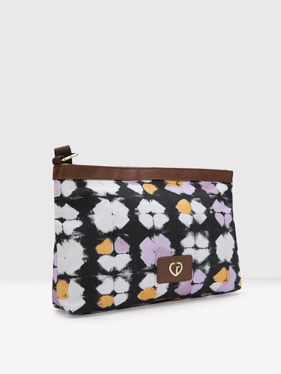 Caprese Enora Large Black Sling Bag
