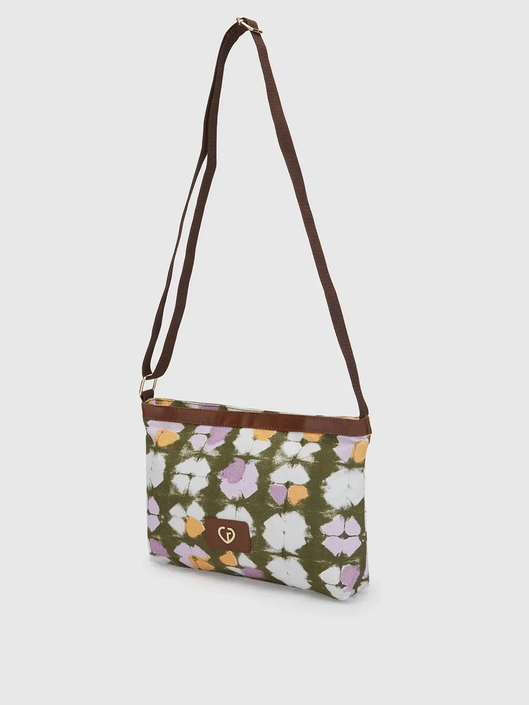 Caprese Enora Large Black Sling Bag