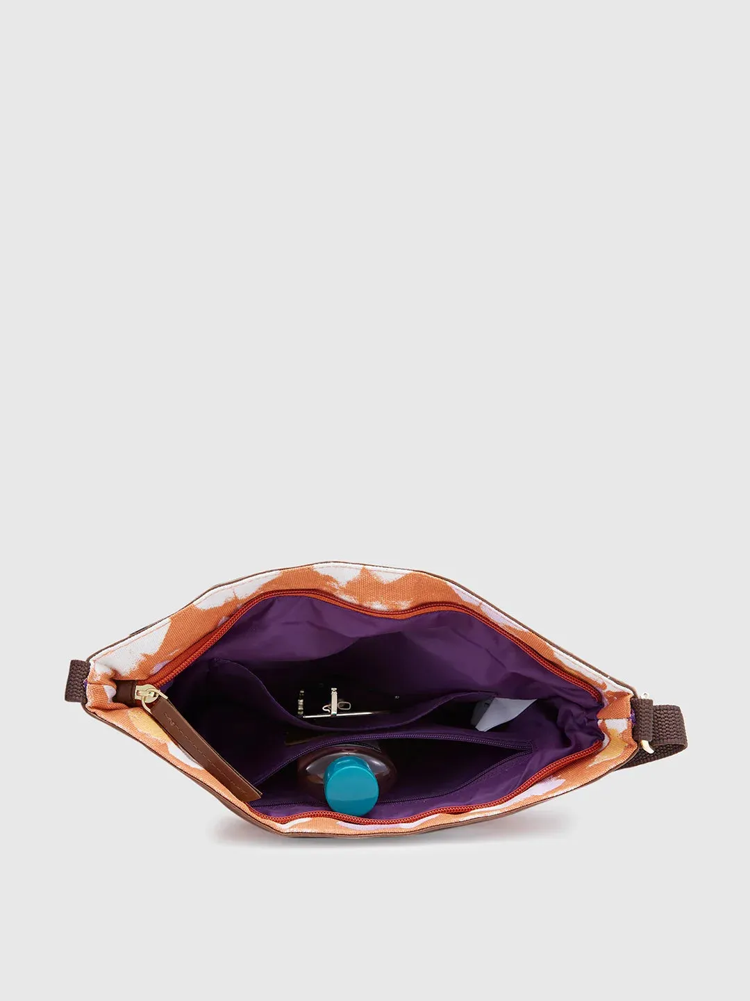 Caprese Enora Large Black Sling Bag