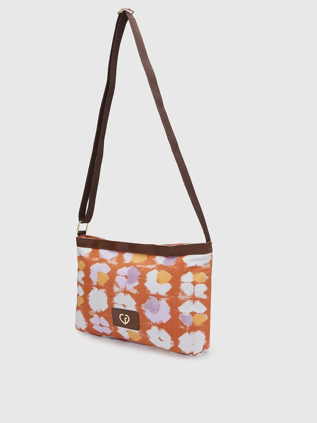 Caprese Enora Large Black Sling Bag