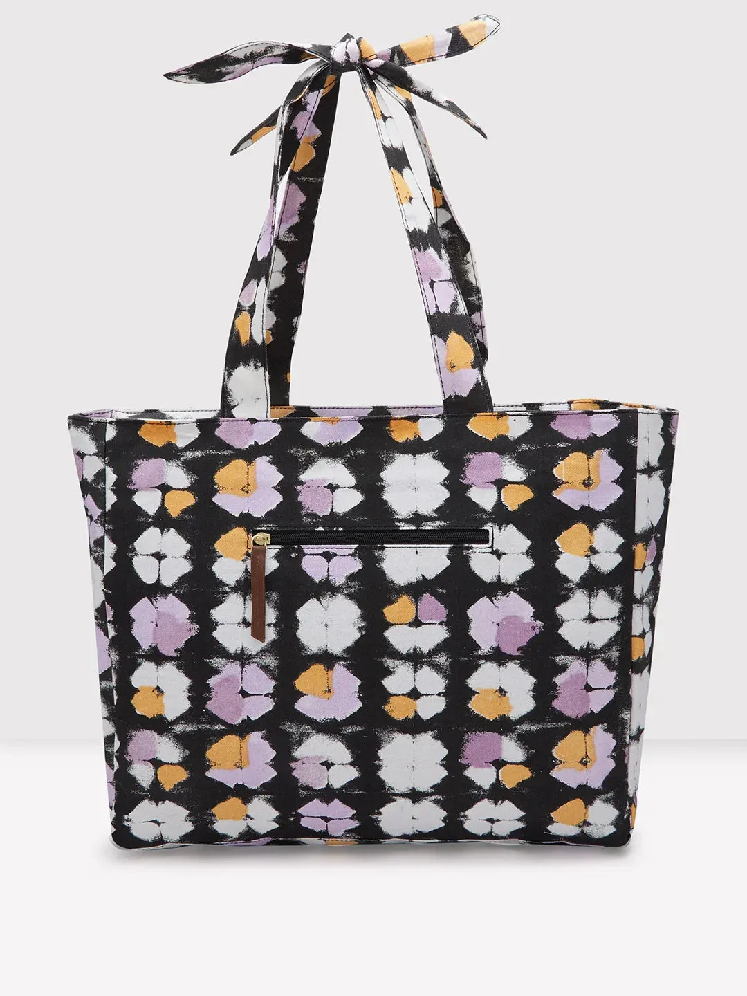 Caprese Enora Large Black Tote Bag