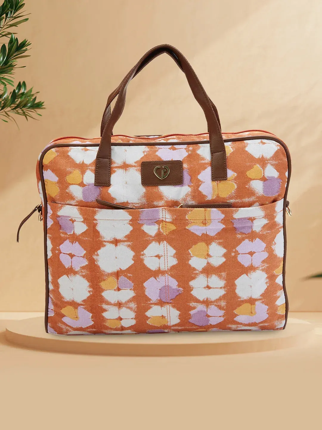 Caprese Enora Large Rust Laptop Bag