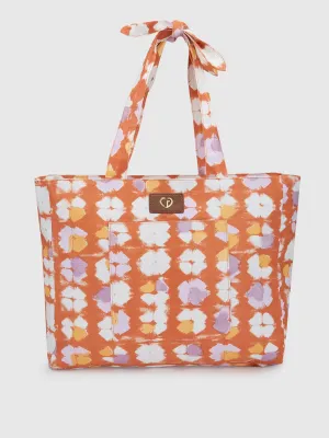 Caprese Enora Large Rust Tote Bag
