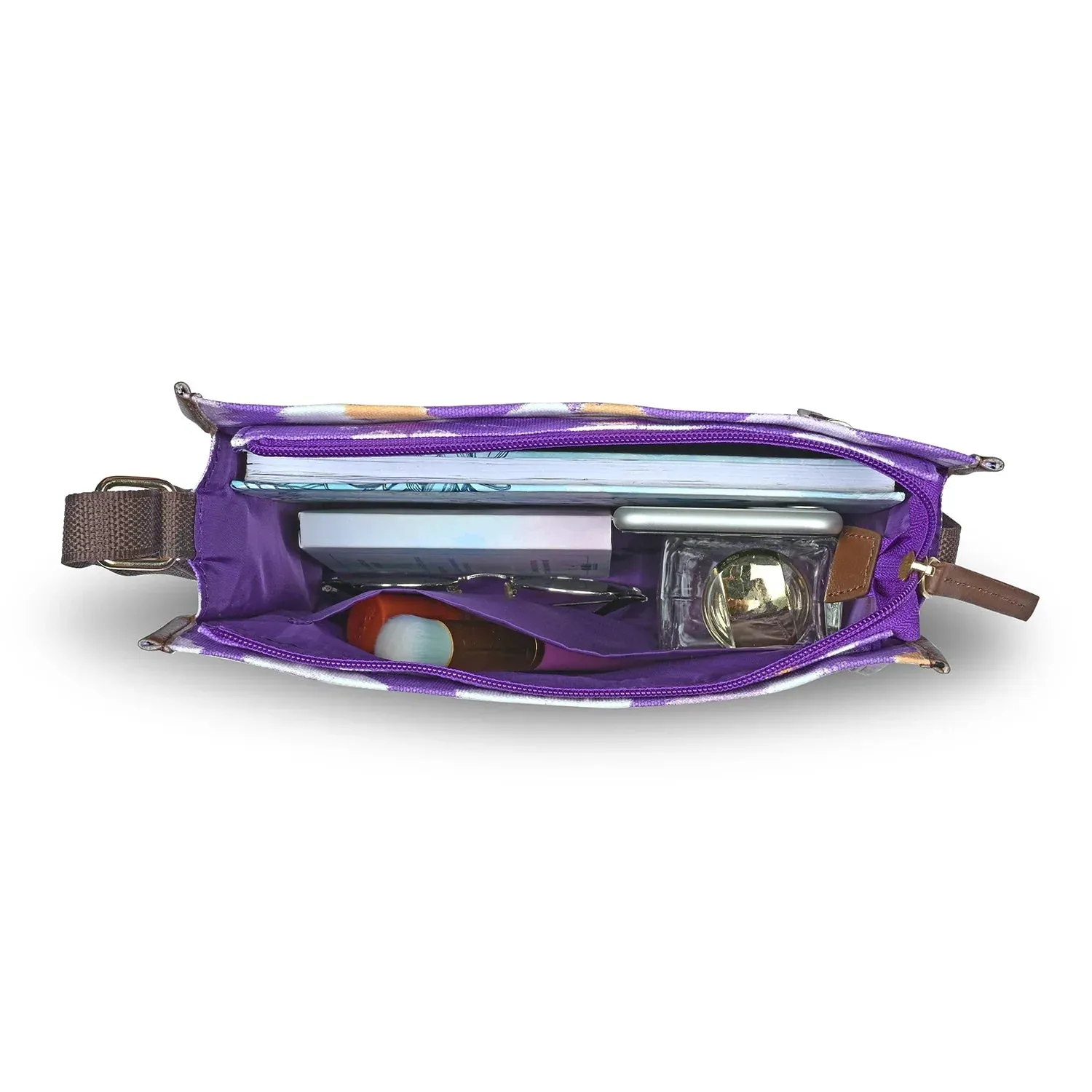 Caprese Enora Medium Purple Sling Bag