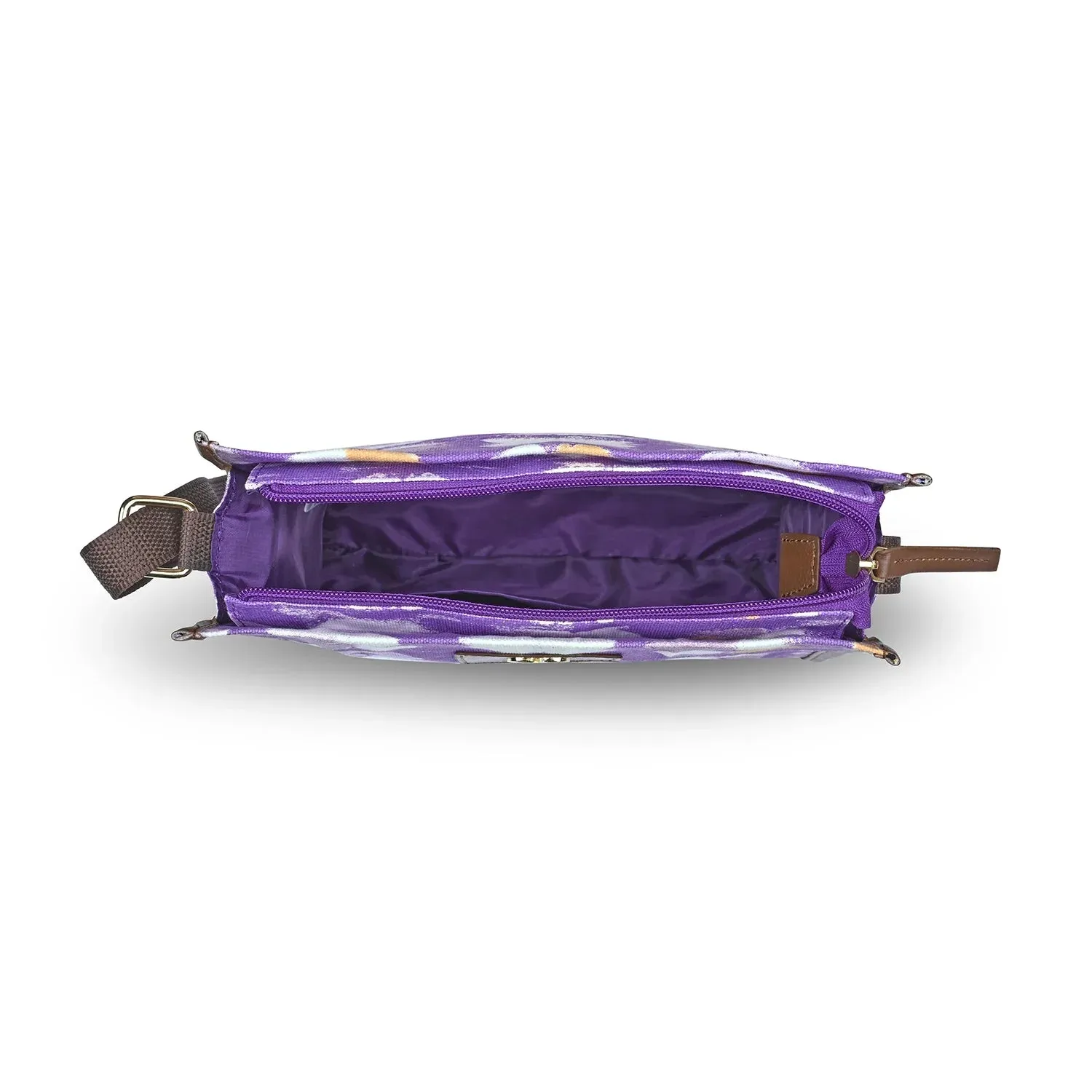 Caprese Enora Medium Purple Sling Bag