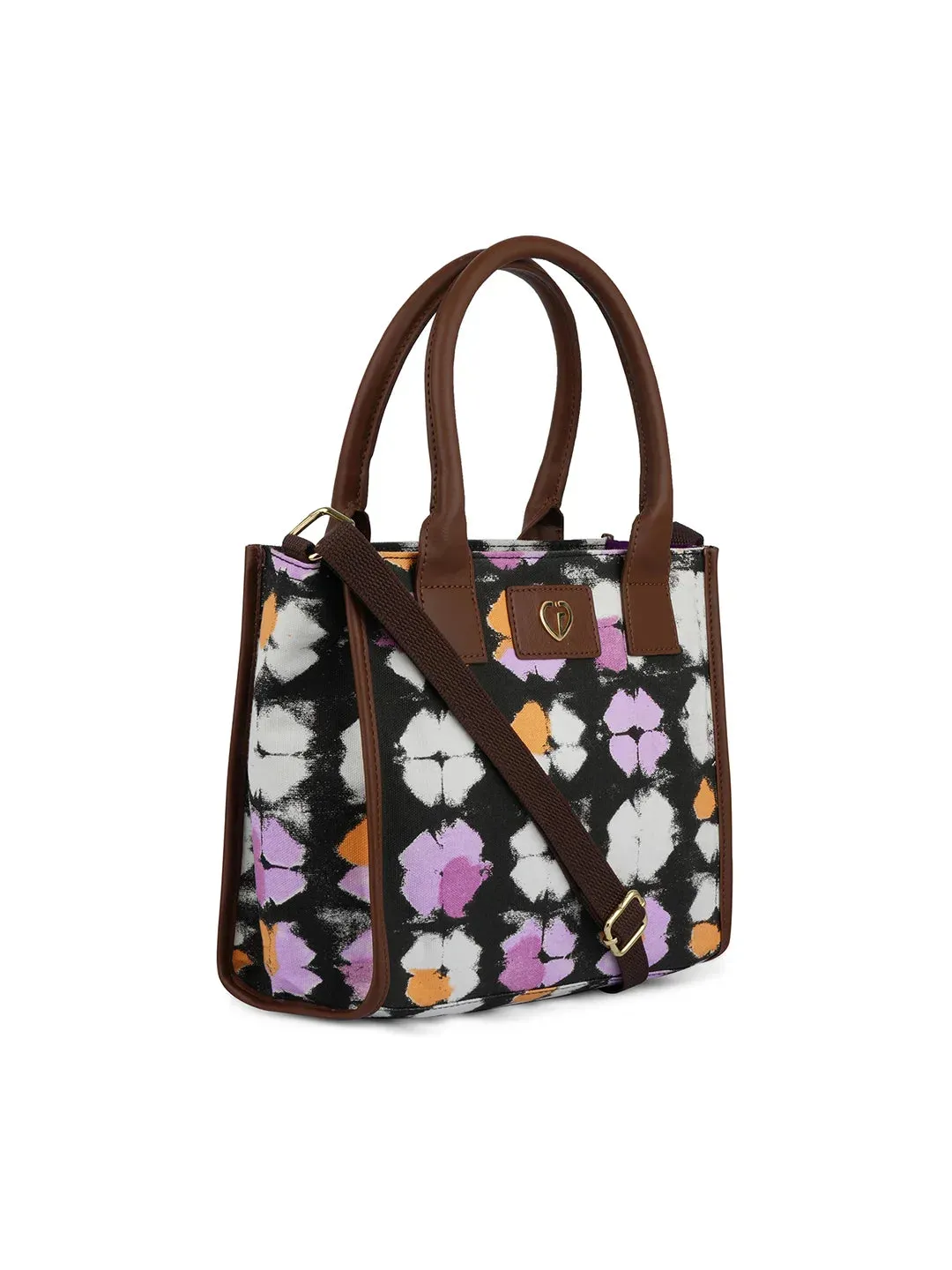 Caprese Enora Small Black Tote Bag