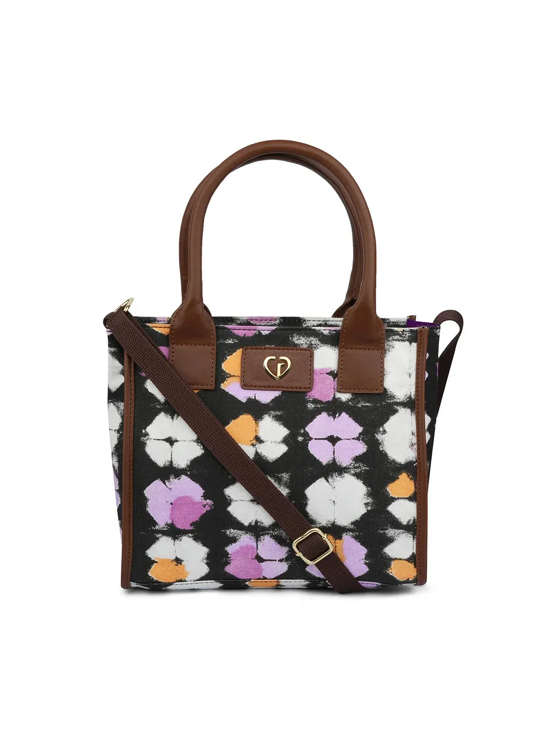 Caprese Enora Small Black Tote Bag