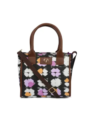 Caprese Enora Small Black Tote Bag