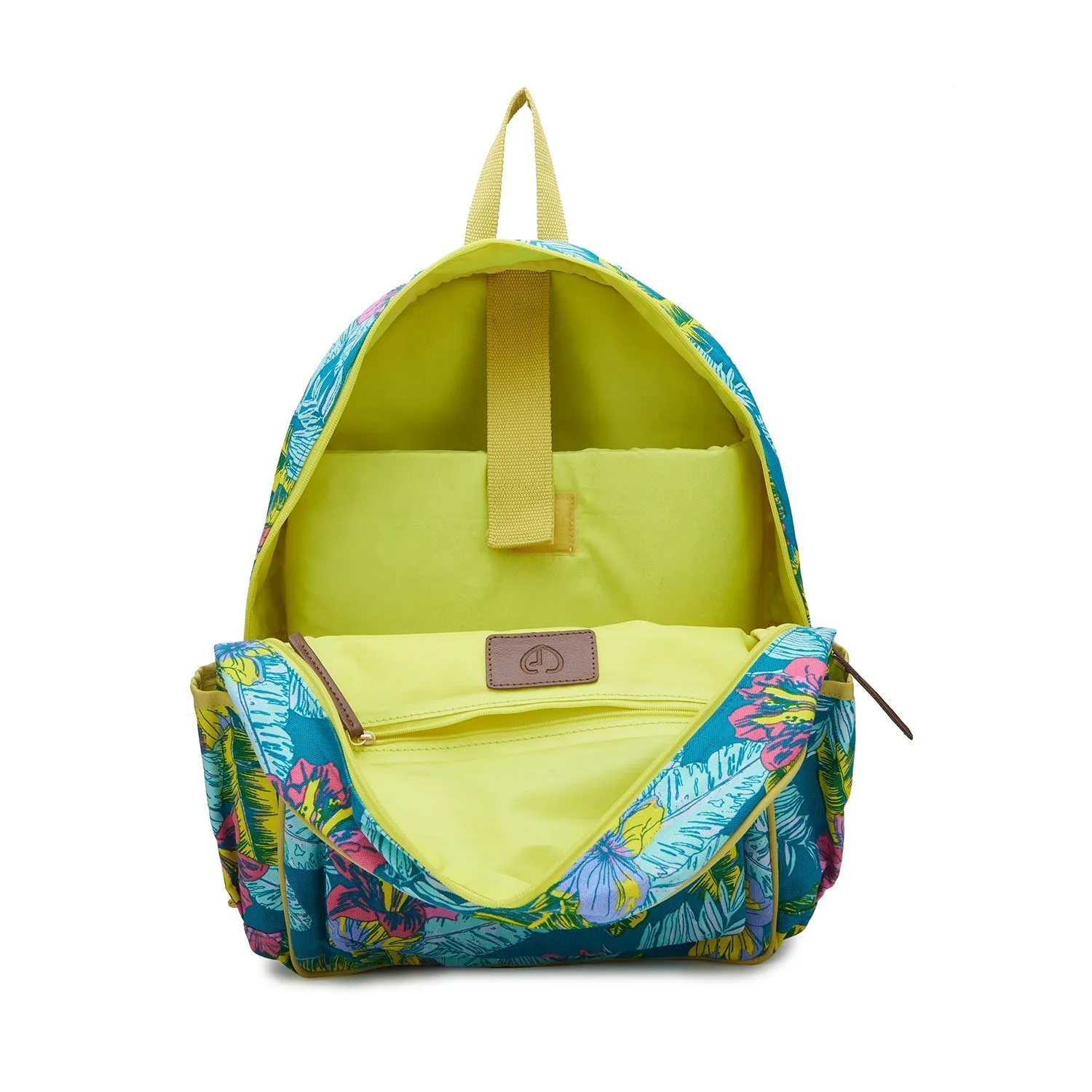 Caprese Gabriel Large Black Laptop Backpack